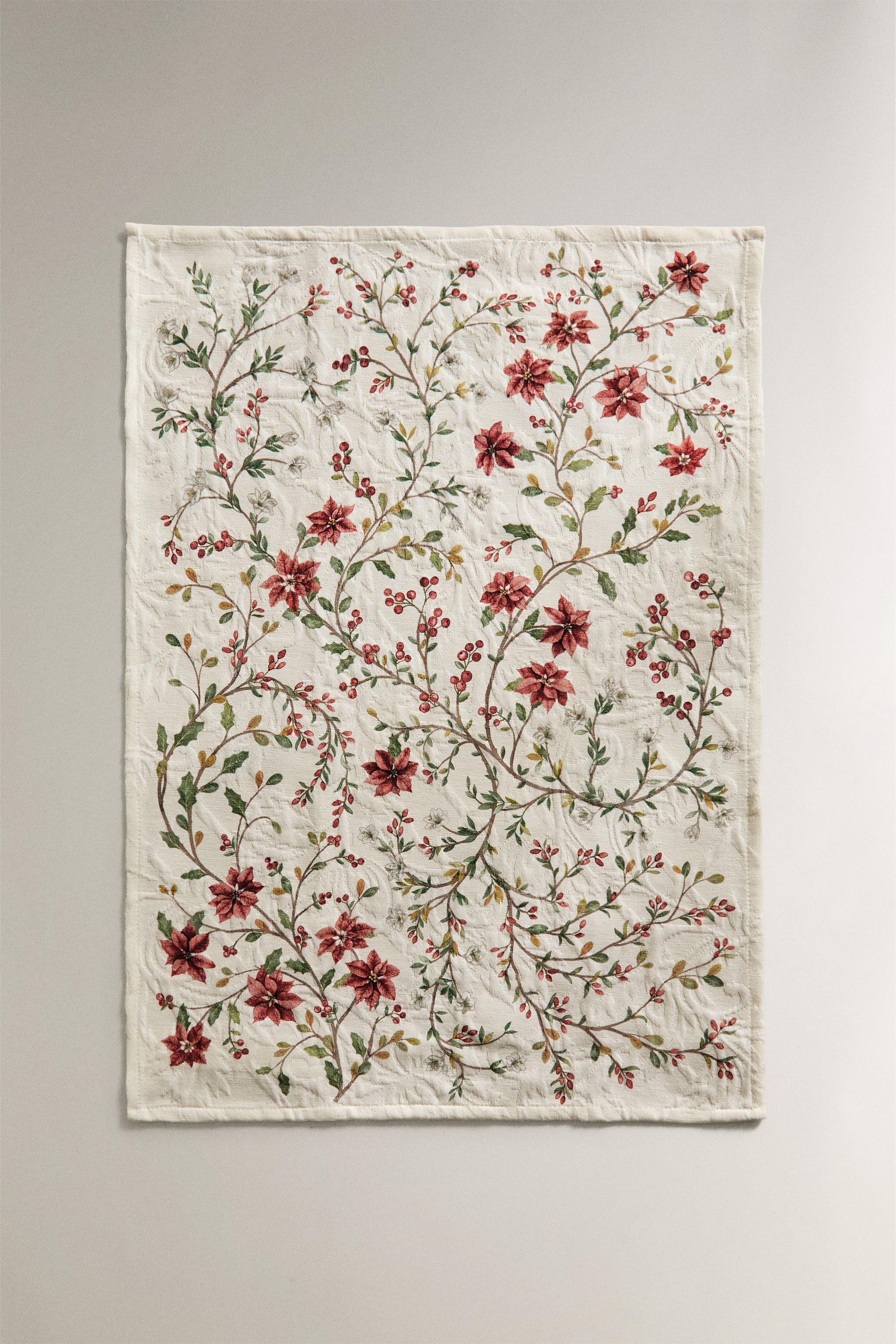 SET OF CHRISTMAS JACQUARD COTTON KITCHEN TOWELS (SET OF 2)